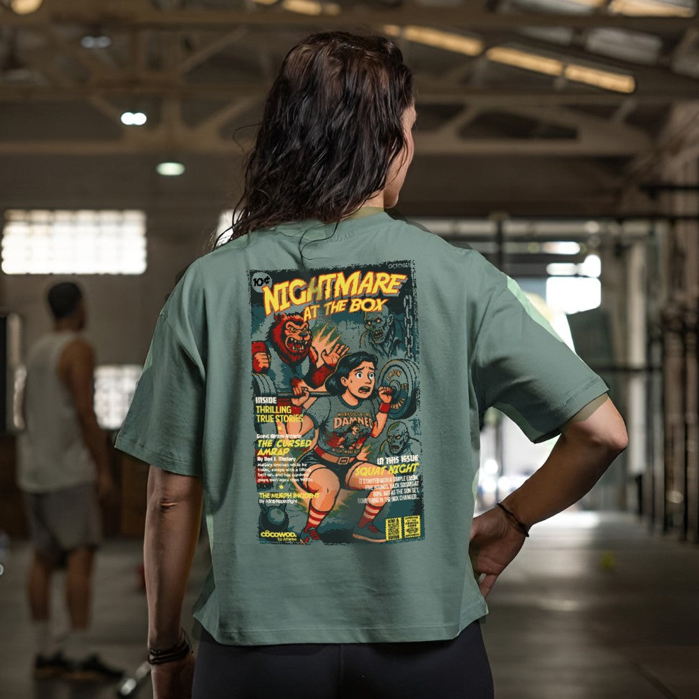 Cocowod ropa crosstraining Camiseta Mujer modelo Nightmare | Cropped Tee