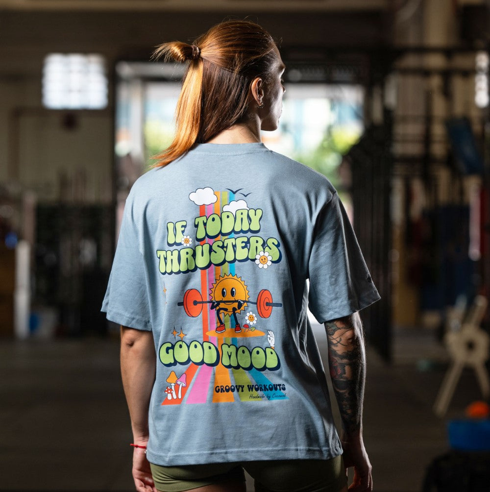 Cocowod ropa crosstraining Camiseta Mujer modelo Today Thrusters | Oversized