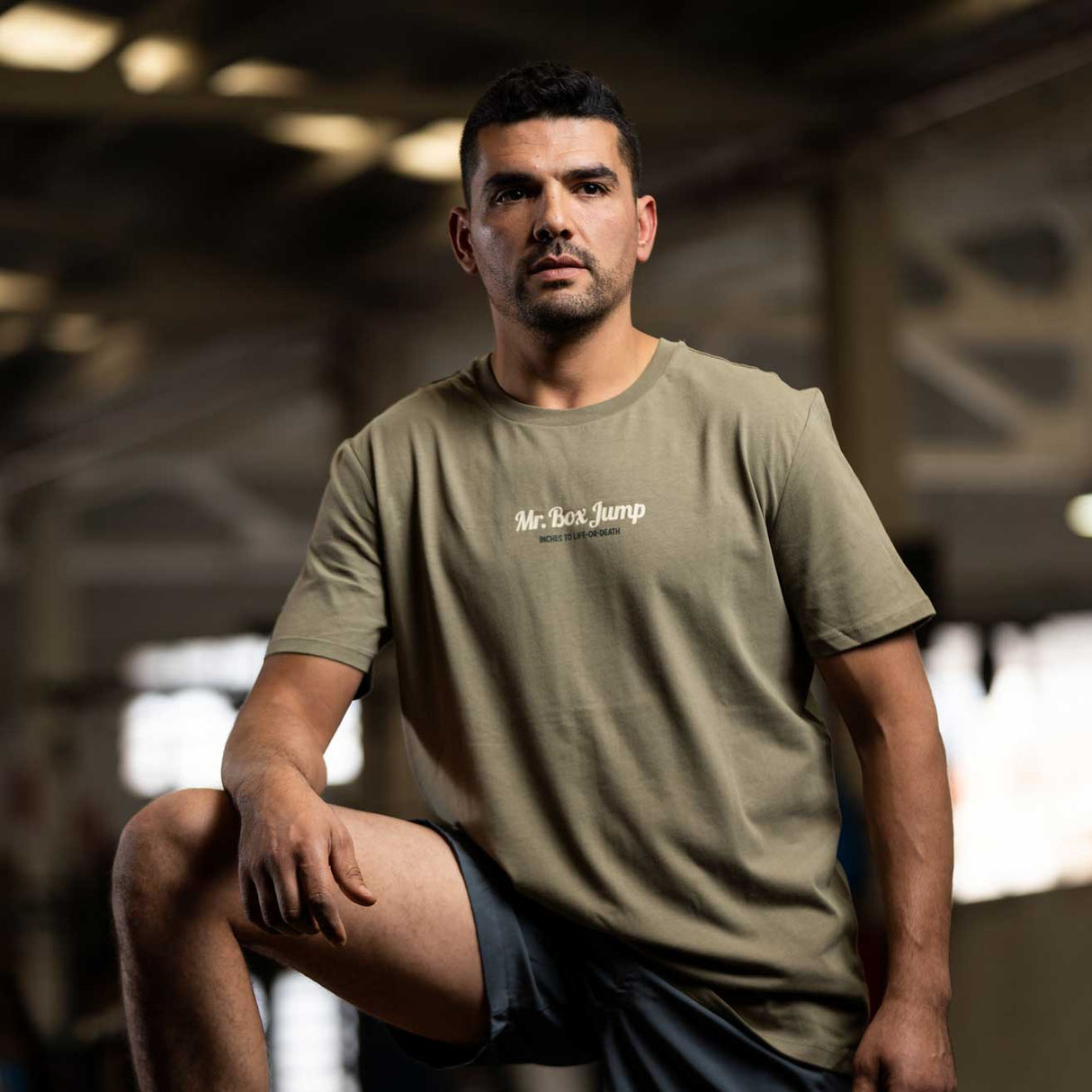 Cocowod ropa crosstraining Camiseta Hombre modelo Box Jump | T-Shirt