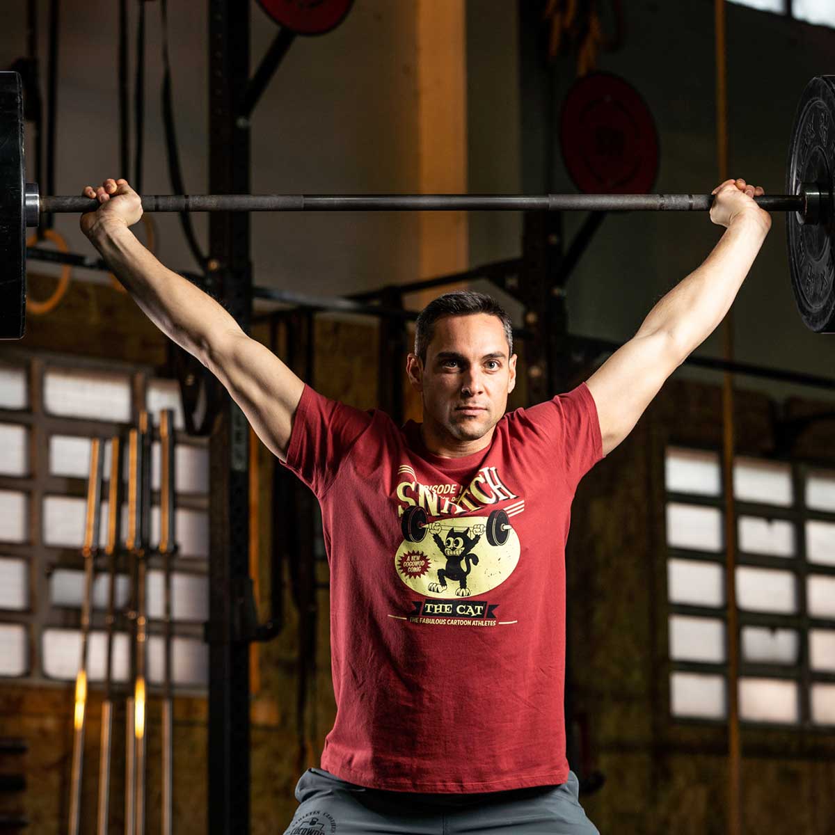 Cocowod ropa crosstraining Camiseta Hombre modelo Snatch | T-Shirt