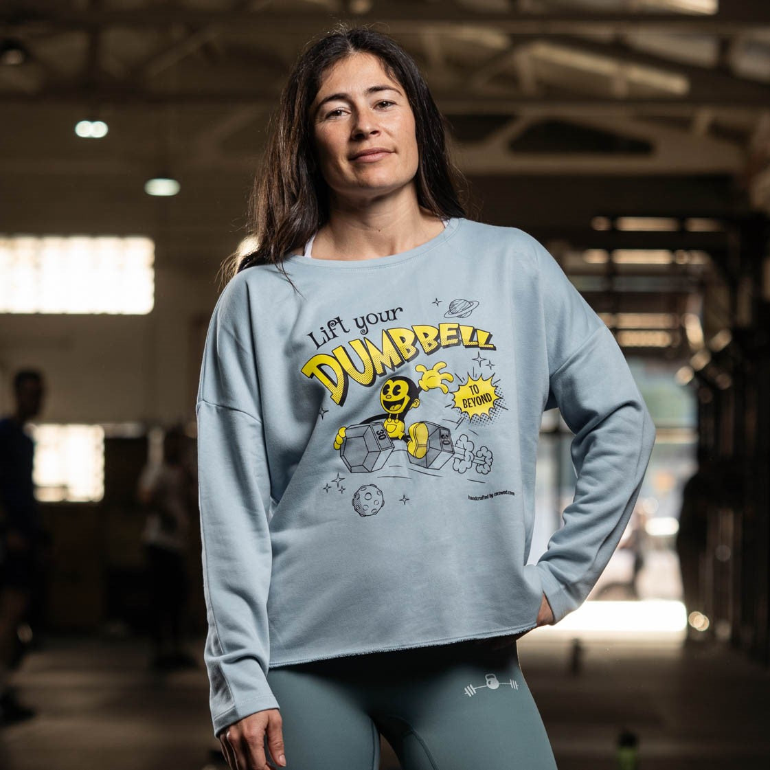 sudadera hoodie capucha cremallera oversized mujer algodón crosstraining ropa cocowod atleta